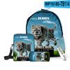 Nuevo Producto 3D Xinying Película Juego de Tres Piezas Bolso de Hombro Estuche para Lápices Mochila