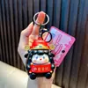 Chaveiro de Ovelha Deus da Fortuna que Acende Luzes e Faz Sons Brinquedo para Alívio de Estresse Chaveiro Pingente para Bolsa de Casal Pequeno Presente Atacado