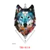 Adesivos de tatuagem à prova d'água transfronteiriços, adesivos de tatuagem de personagem totem animal, atacado de adesivos de tatuagem