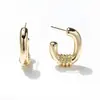 Pendientes de Oro Real de 14K Ecológicos de Lujo de Alta Gama de Marca Europea y Americana de Venta Caliente Transfronteriza Venta al por Mayor Marca Mesurely