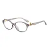 Nuevas gafas ovaladas de marco pequeño estilo japonés transfronterizas inspiradas en estudiantes, estilo vintage, anti luz azul, con un toque de alta gama, suave y estilo universitario.