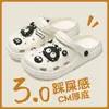 Zuecos Resistentes al Sudor con Forma de Perro para Mujer, Calzado de Verano para Exteriores, Pantuflas de Casa para Pareja, Pantuflas de Dibujos Animados Antideslizantes para el Hogar para Hombre, Resistentes al Desgaste