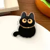 Notas Adhesivas de Gatito Lindo Más Vendidas, Clips para Cuaderno, Clips de Sellado, Clips de Gato Negro, Clips de Dibujos Animados de Papelería, Clips de Comida de PP Acrílico