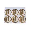 Placas de Texto Oculto, Placas de Nome com Tema de Flores, Placas Decorativas para o Topo e a Base da Caixa, Placas de Nome Galvanizadas para Produção DIY