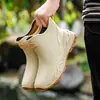 Botas de lluvia superventas transfronterizas, para hombre, de caña corta, antideslizantes, impermeables, adecuadas para actividades al aire libre, pesca y trabajo, con forro de felpa, botas de goma de estilo corto