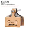 Pastilhas de Freio Totalmente Metálicas Lebycle/Lebaike para Bicicletas de Montanha e Bicicletas de Estrada, Pastilhas de Freio a Disco, Acessórios de Peças de Freio