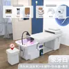 Cama de Lavado de Cabello para Salones de Belleza con Base de Fibra de Vidrio, Circulación de Agua, Calentador de Agua y Circulación de Vapor