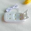 Máquina para hornear uñas con luz, lámpara para uñas de secado rápido, mini lámpara de fototerapia portátil plegable, lámpara para hornear uñas con ratón unido