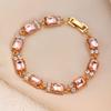 Pulseira Europeia e Americana de Laço Feminina Abelha Borboleta Pérola Pulseira Luxo Leve Elegante Aço Inoxidável Pulseira Joia Transfronteiriça