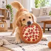Juguete de Peluche Interactivo para Perro con Sonido de Pizza, Educativo, Descompresión, Mordedor Duradero para Perros Pequeños y Medianos