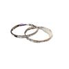 Brincos Argola Agulha em Prata de Lei 925, Brincos de Luxo com Diamantes, Diamantes Cintilantes, Argolas Grandes Hipoalergênicas, Cravejados com Diamantes, Círculos que Não Desbotam, Luxo Leve
