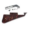 Conjunto Escudo para Guitarra Lp Cor Tartaruga Escudo Lp Suporte de Metal para Acessórios de Guitarra Elétrica Lp Protetor de Parafuso