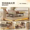 Cama Tongyu Especial Tecido Francês, Nuvem de Veludo Chenille Vintage Quarto Principal, Alto Padrão e Luxuosa, Cama de Casal com Baú e Cabeceira Alta