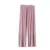 Calça Casual de Modal Feminina Cintura Alta Emagrecedora Longa Versátil Caimento Reto Calça Longa para Casa Atacado de Fábrica