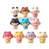 Boneca Menina Fofa Meng Li Saco Surpresa Criativo Mini Fofo Contas Meng Li Douyin Tendência Brinquedo Figura de Resina Caixa Surpresa
