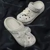 Acessórios de Organza para Tamancos, Fivela de Sapato Flor Rosa Branco Pérola, Flor de Sapato Cruzada Removível, Removível DIY