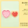 Cortador de Galletas Serie Amor Sanador Agradecido Molde Mariposa Dibujos Animados 3D Simulación de Libro Galleta Impresa DIY