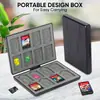 Caja de Tarjetas de Juego Switch Caja de Almacenamiento de Cassettes Caja de Almacenamiento de Accesorios Portatarjetas Magnético de Gran Capacidad de 16 Piezas
