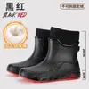 Tênis brancos clássicos para exportação, sapatos de borracha masculinos, galochas de chuva da moda para uso externo, sapatos de borracha unissex estilo esportivo para uso externo, sapatos para pesca e vadeio