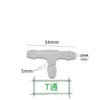 Conector de tubo de água do limpador de para-brisa de automóvel cabeça reta passagem única tipo L ângulo reto duas vias tipo Y oblíquo três vias tipo T três vias do limpador