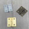 25x 25mm una pulgada de ancho bisagra apertura plana negro plata amarillo bisagra de hierro accesorios de ferretería para cajas de regalo