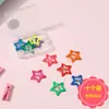 Pinzas para el Cabello de Macaron Corazón para Niñas, Pinzas Estilo Coreano para Flequillo Lateral, Pasadores para Niñas, Pinzas Bb para Cabello Suelto, Accesorios para el Cabello
