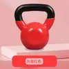 Venda Direta de Fábrica Kettlebell Revestido Ferro Fundido Sólido Equipamento de Fitness para Casa Unissex Agachamento de Glúteo Haltere à Prova de Explosão