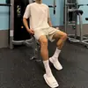 Nuevos Shorts Deportivos de Verano Estilo Americano para Hombre 2026, Marca de Moda Coreana, Estilo Casual Perezoso, Shorts Casuales de Seda de Hielo de Secado Rápido