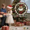 Sinos de Anel de Natal Pingente Colorido de Vidro Enfeites de Vidro para Casa Decorações de Janela Coletores de Sol para Jardim