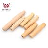 Venta al por mayor de fábrica Accesorios de Ferretería con Mango de Madera Maciza Mango de Lima de Madera Maciza Agarre Perforado Agujero Pasante Agarre de Cuerda para Saltar Mango de Cubo
