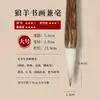 Caneta pincel Nuvem Branca, Pelo de Lobo e Pelo Misto, Caneta pincel de Pelo de Lobo para Escrita Regular Pequena para Iniciantes, Caneta pincel Especial para Caligrafia, Tamanhos Grande, Médio, Pequeno, Caneta pincel para Prática de Estudantes