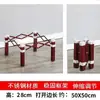 Suporte Dobrável para Perna de Mesa Suporte para Perna de Mesa Suporte de Apoio para Pé de Mesa de Vidro Aço Inoxidável Retrátil Mesa de Jantar Mesa de Mahjong