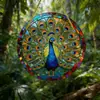 Adornos redondos colgantes temáticos de animales de acrílico transfronterizos, adecuados para uso en interiores y exteriores como atrapasoles
