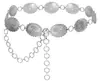 Corrente de Cintura de Metal de Alta Moda Estilo Étnico Boêmio para Mulheres, Corrente de Cintura Versátil Casual Retrô para Vestido Camisa
