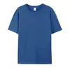 Camiseta de manga corta 100% algodón puro para hombre, unisex, corte holgado casual, camiseta lisa de color sólido de 210g, camiseta publicitaria