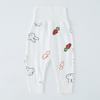 Pantalones de Bebé Primavera y Otoño de Cintura Alta que Protegen la Barriguita con Broches en la Entrepierna Pantalones Largos Pantalones de Otoño para Bebé Pantalones de Dormir Leggings de Polipropileno No Necesitan Quitarse