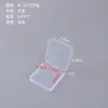 Caja Plástica Transparente Cuadrada Plana de Alta Calidad para Almacenamiento de Piezas, Ferretería, Accesorios, Insignias, Tarjetas - Amazon Transfronterizo 1.5