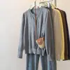 Cárdigan de Punto Redondo Suave y Esponjoso Estilo Coreano Chaqueta Pequeña Ropa de Otoño/Invierno para Mujer Suéter que Reduce la Edad Capa Exterior Top Adelgazante