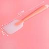 Espátula de Silicone Semitransparente Pronta do Fabricante 28cm Espátula Grande Semitransparente Espátula de Bolo Espátula para Assar Faca para Misturar Creme
