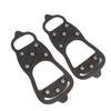 Crampons de 8 Dentes TPE Venda Direta da Fábrica Atacado Coberturas para Sapatos de Exterior Antiderrapante Espigões para Sapatos de Escalada na Neve Equipamento de Montanhismo Resistente ao Desgaste Caminhada