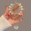 Grampo de Cabelo com Borla de Orquídea Beleza de Fada Headwear Feminino Estilo Mori Prato Super Fada Presilha para Cabelo Bola com Senso Avançado Acessórios de Cabelo