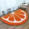 Alfombrilla de baño, Alfombra para habitación infantil, Felpudo absorbente de agua, Felpudo casero lindo con forma de fruta para puerta de inodoro, Alfombrilla de baño