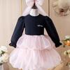 Vestidos de Primavera y Otoño para Niñas [Gran Venta Rompe Códigos] [Sin Devoluciones ni Cambios] Encaje Dulce para Niños y Niños de Edad Media