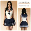 Comércio Exterior Xianyi Transfronteiriço Lingerie Sexy Uniforme de Marinheiro Jk Estilo Academia Puro Desejo Tentação Uniforme de Humor para Mulheres 764