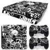Console de Jogo Ps4 Slim Adesivo de Corpo Inteiro Skin Adesivo Bomb Skin Filme Colorido de Corpo Inteiro