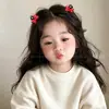 Niños Bebé Rojo Puntos Blancos Lazo Pinza Pequeña Pinza Lateral Flequillo Pinza para el Cabello para Niñas Frente Cabello Rebelde Tarjeta Pinza para el Cabello Accesorios para el Cabello