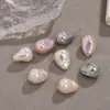 Color Sencillo Moda de Gama Alta Forma Especial Agujero Pasante Gotas de Agua Perla de Imitación de Agua de Mar Accesorios para Collares de Cuentas DIY