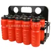 Soporte para hervidor portátil al por mayor cesta plegable para hervidor deportivo soporte para vaso de agua para jugador suministros de entrenamiento de fútbol de ocho agujeros