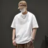 Ropa para Hombre Xintang Venta al por Mayor 2026 Camiseta de Manga Corta Algodón Tecnológico de Toque Fresco Peso Pesado Camiseta de Manga Corta para Hombre Verano Corte Holgado