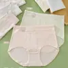 50-72,5kg Tecido de Algodão RC Grau 10A Camada Base Antibacteriana Amigo da Pele Macio Simples Versão Grande Cintura Média-Alta Cueca